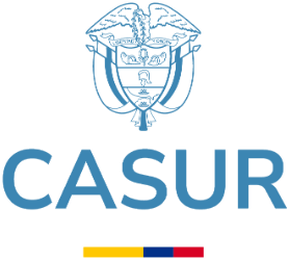 Logo de CASUR, Caja de Sueldos de Retiro de la Policía Nacional